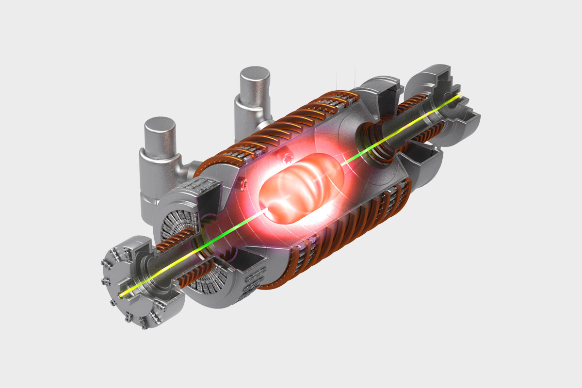 Linear fusion reactor design