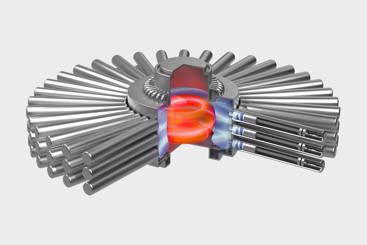 Fusion exhaust or divertor reactor concept
